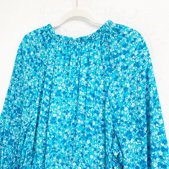 Draper James Kellie Dress in Blue Aster Floral Sz XXL - Picture 6 of 10